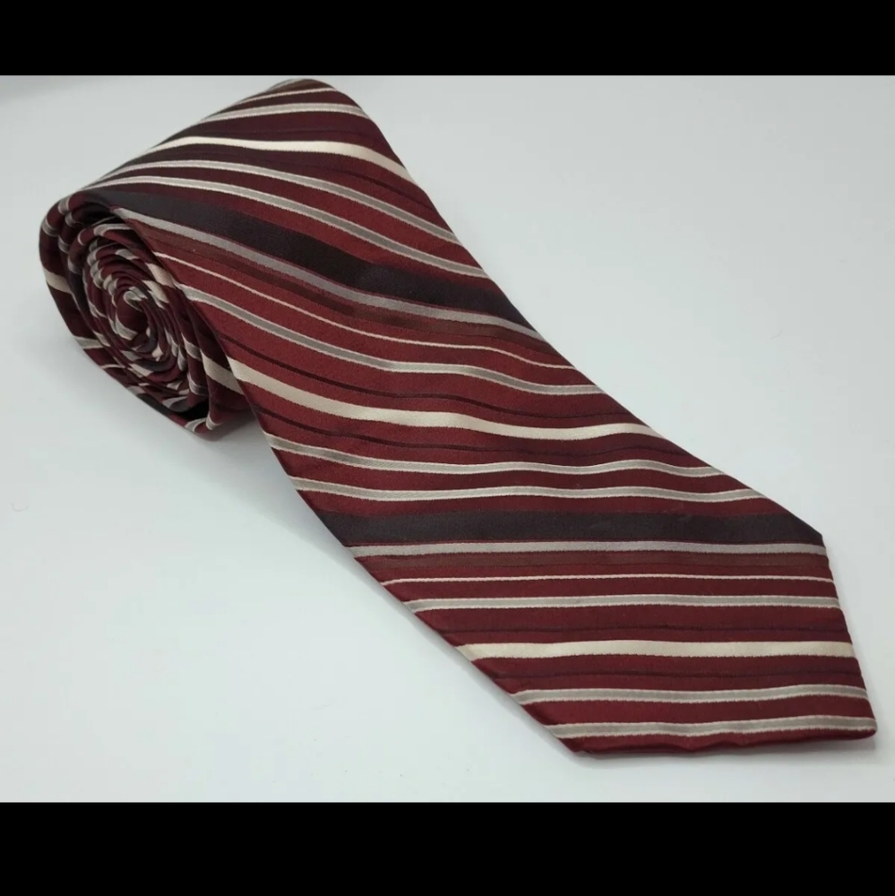 DKNY striped neck tie